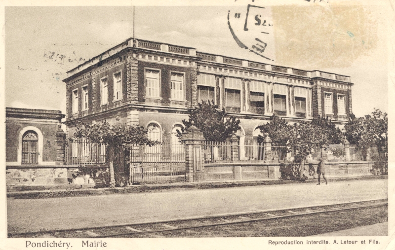 04-04 - Pondichery - mairie - vue vers le nord-ouest - 3